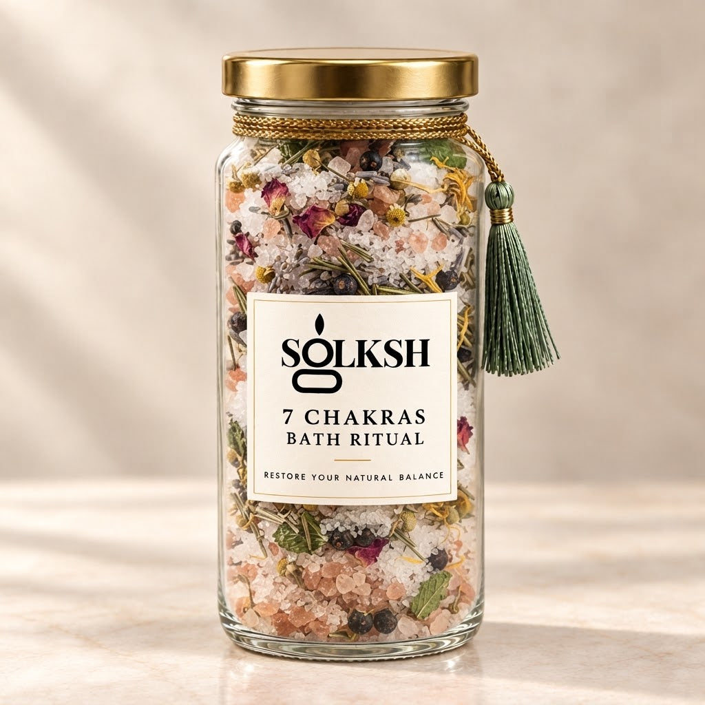 Solksh 7-Chakra Intention-Infused Ritual Bath Soak